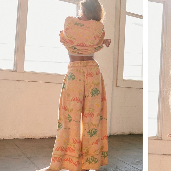 FREE PEOPLE Where Wind Blows Printed Sweatshirt - Picture 2 of 13